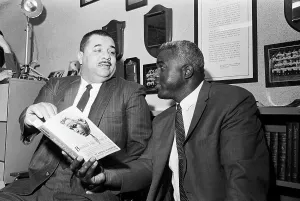 Retiree Prints: Jackie Robinson And Roy Campanella