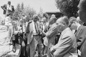 Stamford Prints: Jackie Robinson Speaking to National Newspaper Publishers Assn