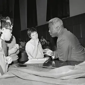 Jackie Robinson Talking to Children