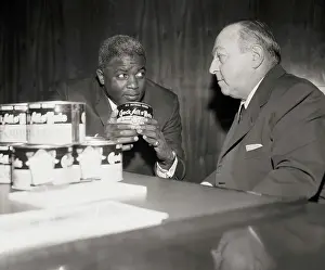 Jackie Robinson with William Black