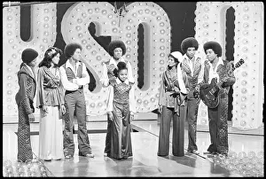 Tv Studio Prints: Jacksons On TV