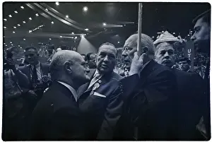 Richard J Prints: Jacob Arvey, Richard Daley and David Lawrence Talking