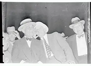 Jacob Ruppert and Mike Jacobs Watching Fight