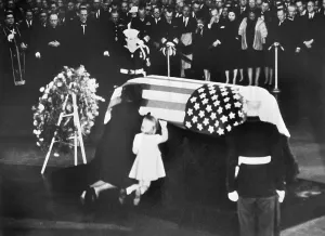 Widow Prints: Jacqueline and Caroline Kennedy at John F. Kennedy's Coffin