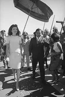 Jacqueline Kennedy Arriving in Cambodia