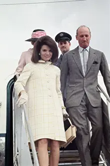 Jacqueline Kennedy Arriving in Spain