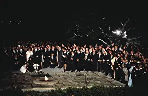 Arlington Prints: Jacqueline Kennedy and Children at Gravesite of John F. Kennedy
