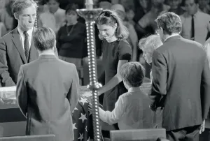 Patricks Cathedral Prints: Jacqueline Kennedy and Her Children at Robert Kennedy's Funeral