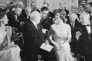 Jacqueline Kennedy Conversing With Nikita Khrushchev