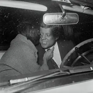 Steering Wheel Prints: Jacqueline Kennedy Embracing JFK