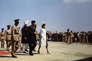 Jacqueline Kennedy and Entourage on Pakistan Tour