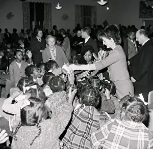 Candy Prints: Jacqueline Kennedy Giving Gifts to Homeless Children