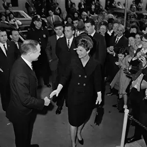 Jacqueline Kennedy Greeting James Hester
