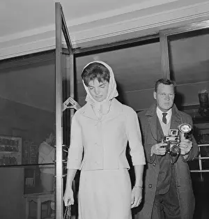 Jacqueline Kennedy Leaving Hospital