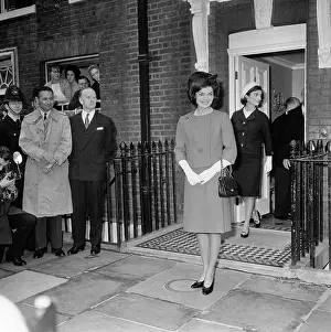 Jacqueline Kennedy Leaving Her Sister's Home