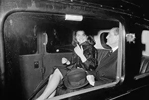 Jacqueline Kennedy Leaving Theater