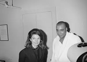 Jacqueline Kennedy Onassis with James Earl Jones