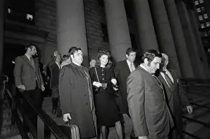 Jacqueline Kennedy Onassis Leaving US Attorney Office