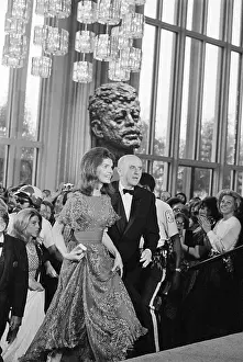 Jacqueline Kennedy Onassis and Roger Stevens Attending Musical Event