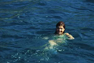 Jacqueline Kennedy Onassis Submerged Backside in Water