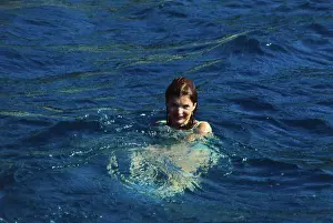 Jacqueline Kennedy Onassis Submerged in Water