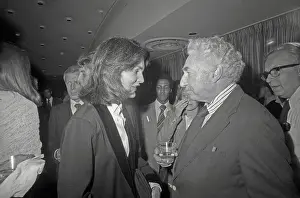 Jacqueline Kennedy Onassis Talking with Budd Schulberg