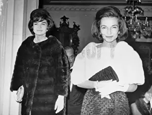 Jacqueline Kennedy with Princess Lee Radziwill