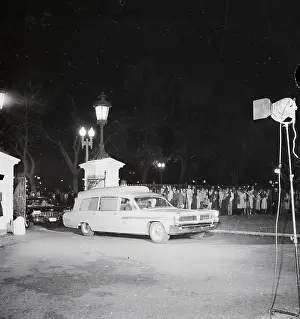 Jacqueline Kennedy Riding in Navy Ambulance