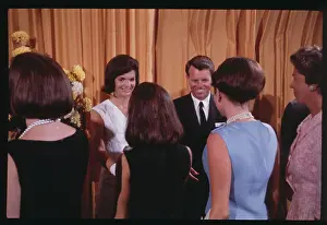 Jacqueline Kennedy and Robert Kennedy at Reception