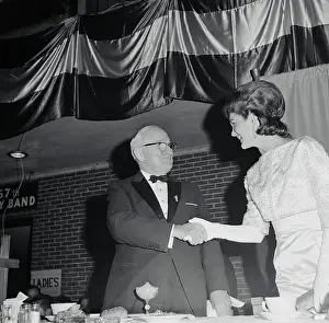 Jacqueline Kennedy Shaking Hands With Harry Truman