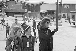 Vail Prints: Jacqueline Kennedy Shopping With Her Daughter
