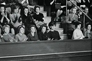 Jacqueline Kennedy Sitting in the Executive Gallery