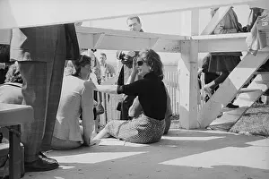 Middleburg Prints: Jacqueline Kennedy Sitting With Mrs. Newell Ward
