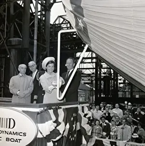 Christening Prints: Jacqueline Kennedy Smiling in Pillbox Hat