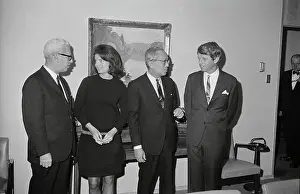 Arthur J Prints: Jacqueline Kennedy at United Nations Lunch