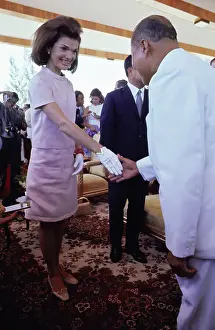 Jacqueline Kennedy Visiting Prince Norodom Sihanouk