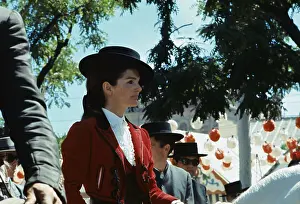 Sevilla Prints: Jacqueline Kennedy Wearing Andalusian Outfit