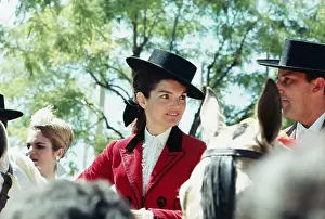 Sevilla Prints: Jacqueline Kennedy Wearing Andalusian Outfit