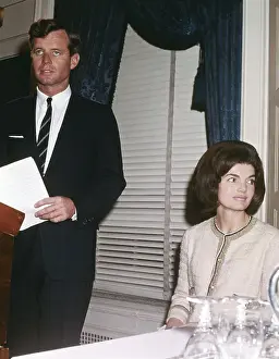 Jacqueline and Robert Kennedy at Conference
