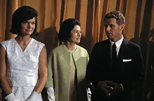 Jacqueline and Robert Kennedy with Lady Bird Johnson