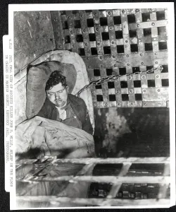 Killer Prints: Jail Cell View Of Killer John H. Mills