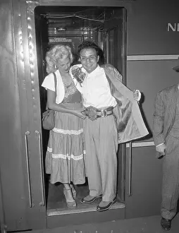 Jake and Vicki Lamotta Letting his Belt Show