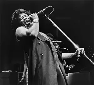 Sleeveless Prints: James Brown Performing