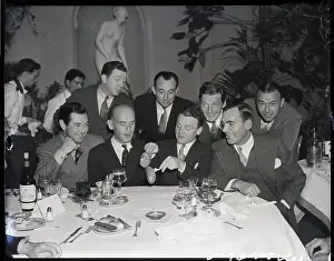 Stunt Prints: James Cagney Doing Bread Roll Trick