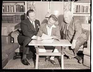 Producer Prints: James Cagney Signing Papers