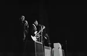 Huty25639 Prints: James Cotton & Muddy Waters In Concert