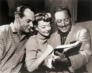 Script Prints: James Daly, Barbara Baxley and Tennessee Williams