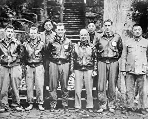 Leonard Prints: James Doolittle and Crew of USS Hornet