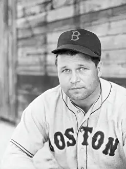 Sarasota Prints: James E. Fox Red Sox First Baseman-Alone