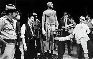 James Earl Jones Being Weighed